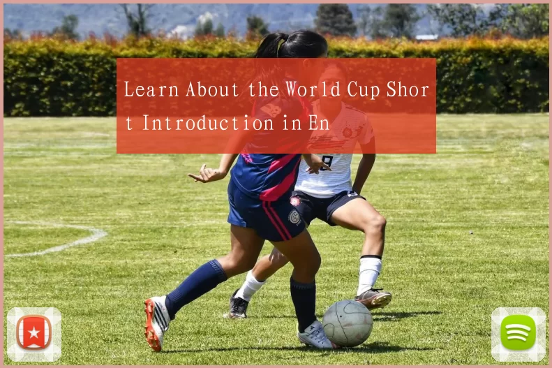 Learn About the World Cup Short Introduction in En