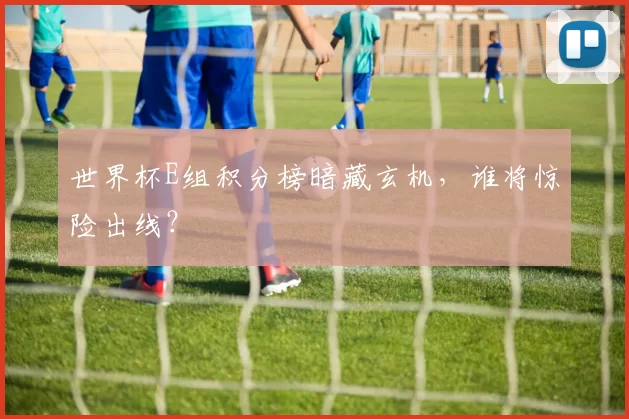 世界杯E组积分榜暗藏玄机,谁将惊险出线?