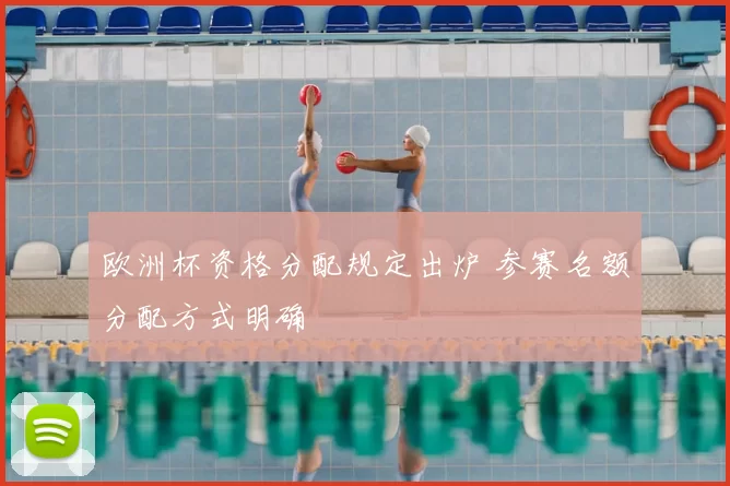 欧洲杯资格分配规定出炉 参赛名额分配方式明确