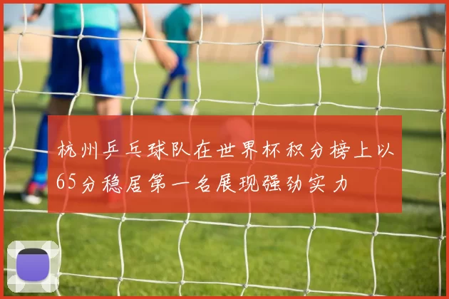 杭州乒乓球队在世界杯积分榜上以65分稳居第一名展现强劲实力