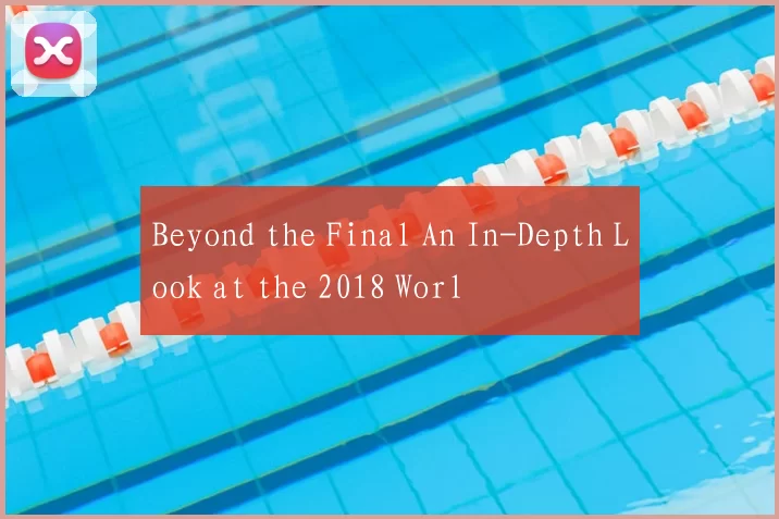 Beyond the Final An In-Depth Look at the 2018 Worl