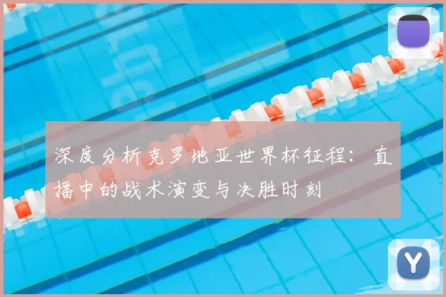 深度分析克罗地亚世界杯征程：直播中的战术演变与决胜时刻